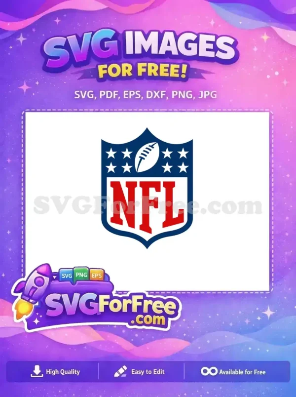 Free Football Stars Free Red NFL Logo Free SVG Free Football Stars Free Red NFL Logo Free SVG