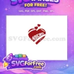 Free Heart Football Free San Francisco 49ers Free SVG - Instant Download