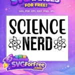 Free Science Nerd Quote Free School Free SVG - Instant Download