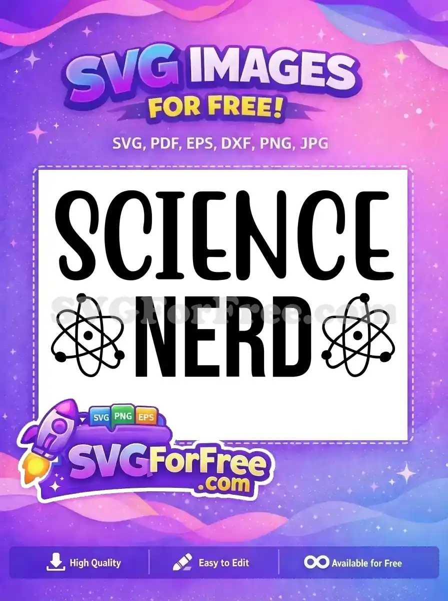 Free Science Nerd Quote Free School Free SVG
