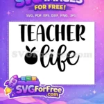 Free School Teacher Free Education School Free SVG - Instant Download