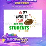 Free Heart Accent Free Football Graphic School Free SVG - Instant Download