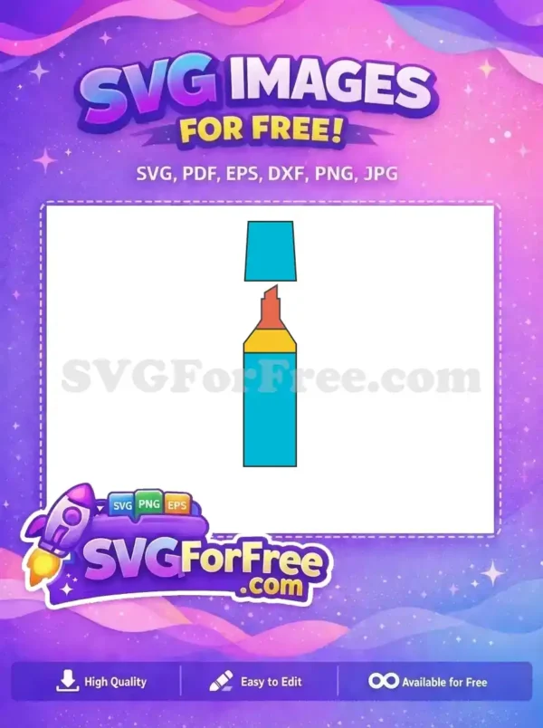 Free Blue Marker Free Yellow Band School Free SVG Free Blue Marker Free Yellow Band School Free SVG