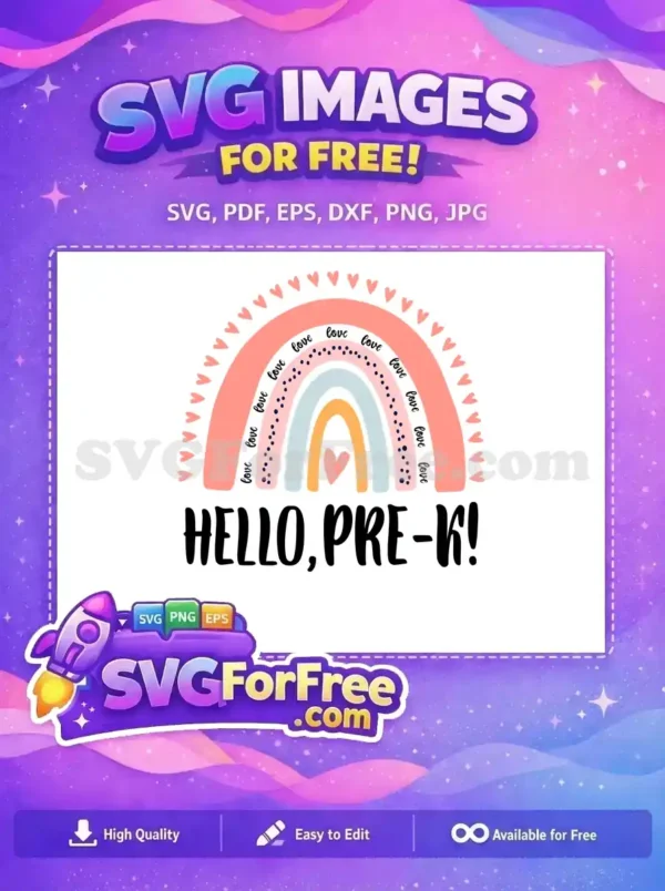 Free Heart Rainbow Free Love School Quotes Free SVG Free Heart Rainbow Free Love School Quotes Free SVG
