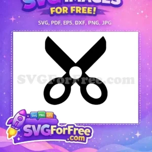 Free Black Scissors Free Cutting School Free SVG