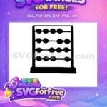 Free Abacus Counting Free School Math Education Free SVG - Instant Download
