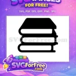Free Stacked Textbook Free School Quotes Back To School Free SVG - Instant Download
