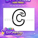 Free Bold Lettering Free School Subject Initial Free SVG - Instant Download