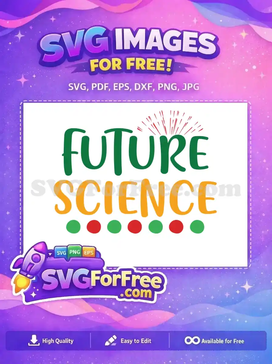 Free Green Future Free Yellow Science School Free SVG