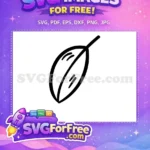 Free Simple Leaf Free School Quotes Botanical Free SVG - Instant Download