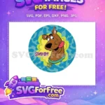Free Tongue Out Free Dog Tag Scooby Doo Free SVG - Instant Download