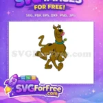Free Tongue Out Free Teal Collar Scooby Doo Free SVG - Instant Download