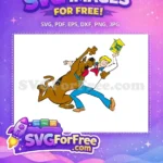 Free Scared Scooby Free Snacks Box Scooby-Doo Free SVG - Instant Download