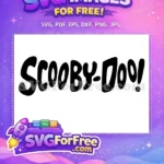Free Black Bold Text Free Scooby Doo Movie Free SVG - Instant Download