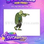 Free Green Zombie Free Red Eyes Scooby Doo Free SVG - Instant Download