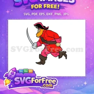Free Angry Pirate Free Red Coat Scooby Doo Free SVG