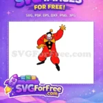 Free Red Clown Angry Expression Free Scooby Doo Villain Free SVG - Instant Download