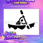 Free Paddler Silhouette Free Sea Silhouette Quotes Free SVG - Instant Download