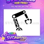 Free Claw Grabber Free Crane Machine Silhouette Sea Free SVG - Instant Download