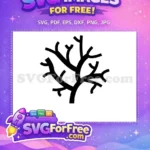Free Black Branch Silhouette Free Sea Graphic Quotes Free SVG - Instant Download