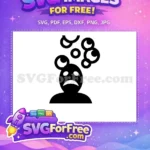 Free Confused Thoughts Free Sad Expression Silhouette Free SVG - Instant Download