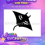 Free Black Sea Ray Free Silhouette Sea Free SVG - Instant Download