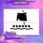 Free Viking Drakkar Ship Free Sea Silhouette Norse Free SVG - Instant Download
