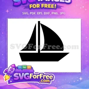 Free Black Sailboat Free Sea Silhouette Quotes Free SVG 2