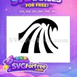 Free Sea Wave Free Ocean Silhouette Quotes Free SVG - Instant Download