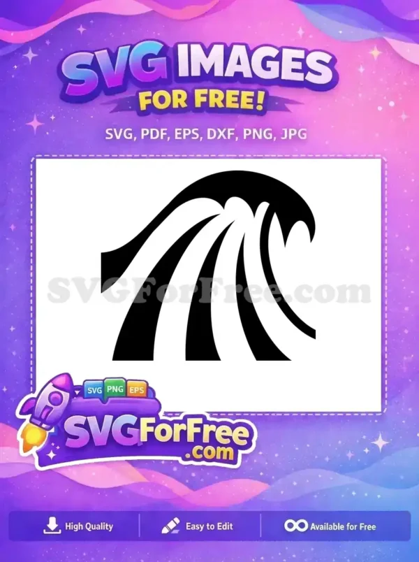 Free Sea Wave Free Ocean Silhouette Quotes Free SVG