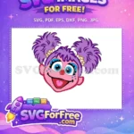 Free Happy Abby Cadabby Free Smiling Face Sesame Street Free SVG - Instant Download
