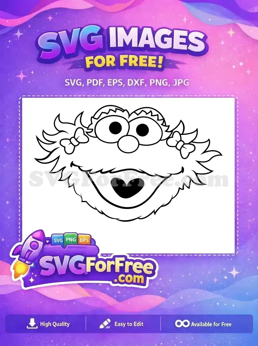 Free Elmo Character Free Sesame Street Character Free SVG 1