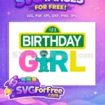 Free Teal Monster Free Red Bow Sesame Street Free SVG - Instant Download