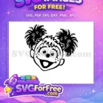 Free Elmo Character Free Sesame Street Portrait Free SVG - Instant Download