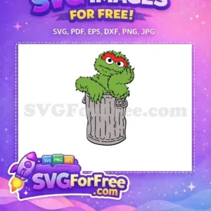Free Angry Oscar Red Mask Free Ninja in Trash Sesame Street Free SVG Free Angry Oscar Red Mask Free Ninja in Trash Sesame Street Free SVG