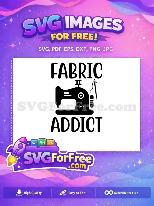 Free Sewing Machine Free Fabric Addict Sewing Free SVG