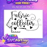 Free Fabric Collector Hearts Free Sewing Needle Detail Free SVG - Instant Download