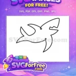 Free Sharp Teeth Free Fierce Jaws Shark Free SVG - Instant Download