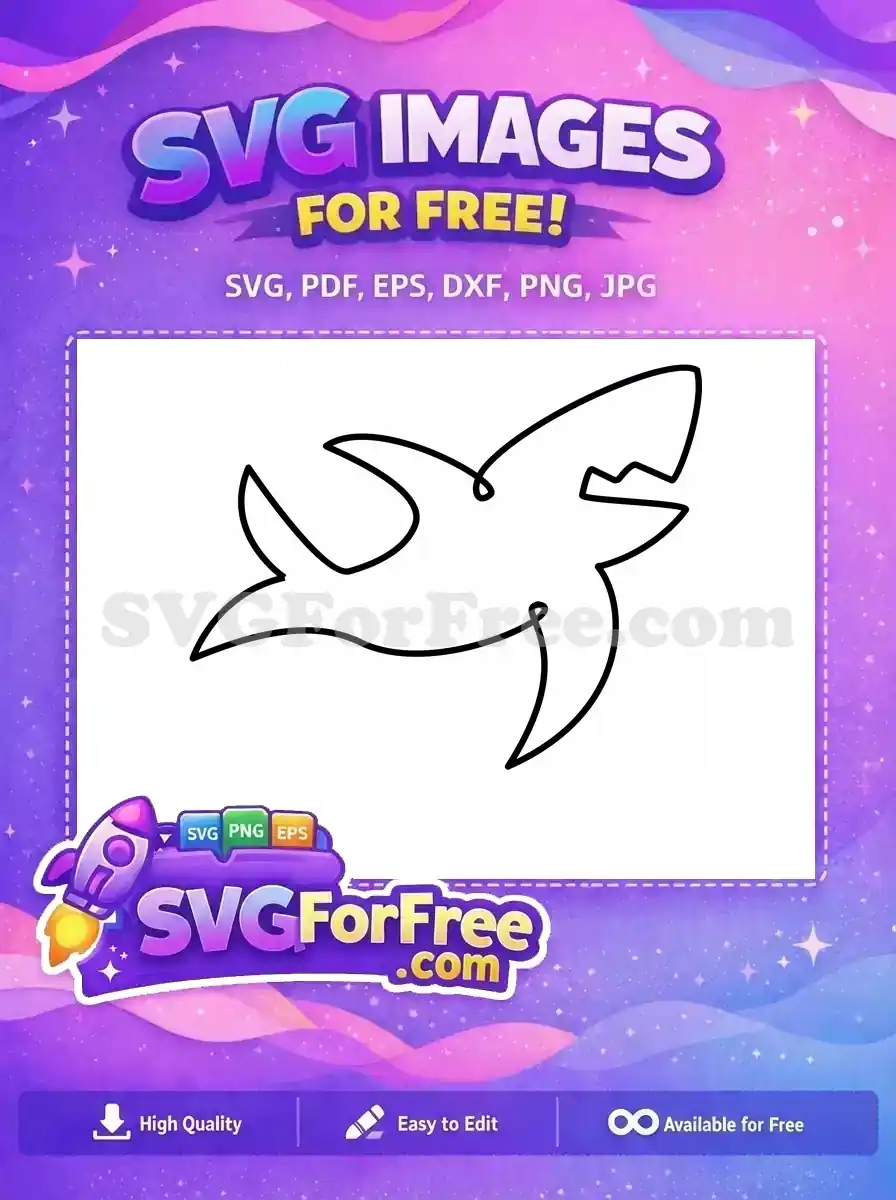 Free Sharp Teeth Free Fierce Jaws Shark Free SVG