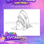 Free Sharp Teeth Free Open Mouth Jaws Free SVG - Instant Download