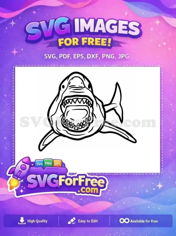 Free Simple Shark Free Fin Outline Jaws Free SVG 6 Free Simple Shark Free Fin Outline Jaws Free SVG 6