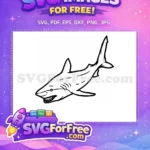 Free Shark Fin Free Jaws Attack Detailed Free SVG - Instant Download
