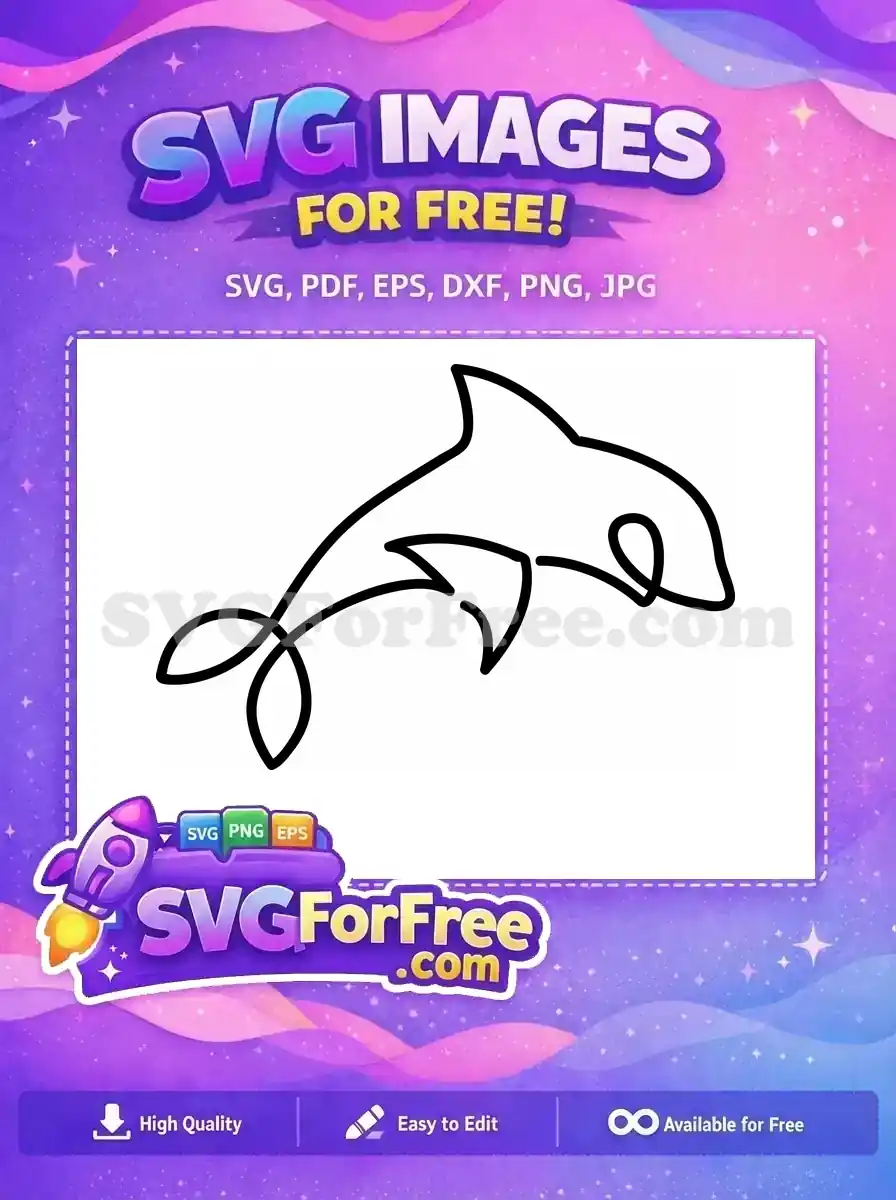 Free Simple Shark Free Fin Outline Jaws Free SVG 14