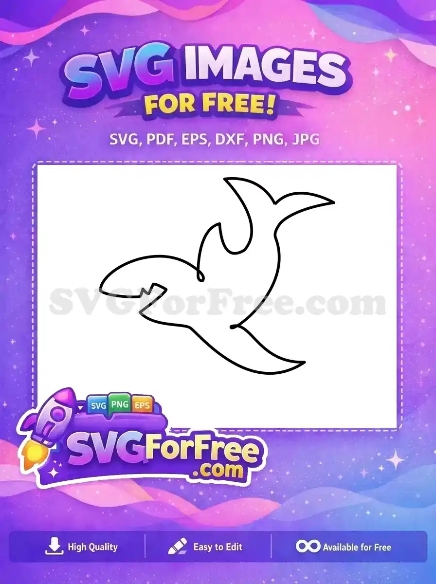 Free Sharp Teeth Free Fin Outline Jaws Free SVG