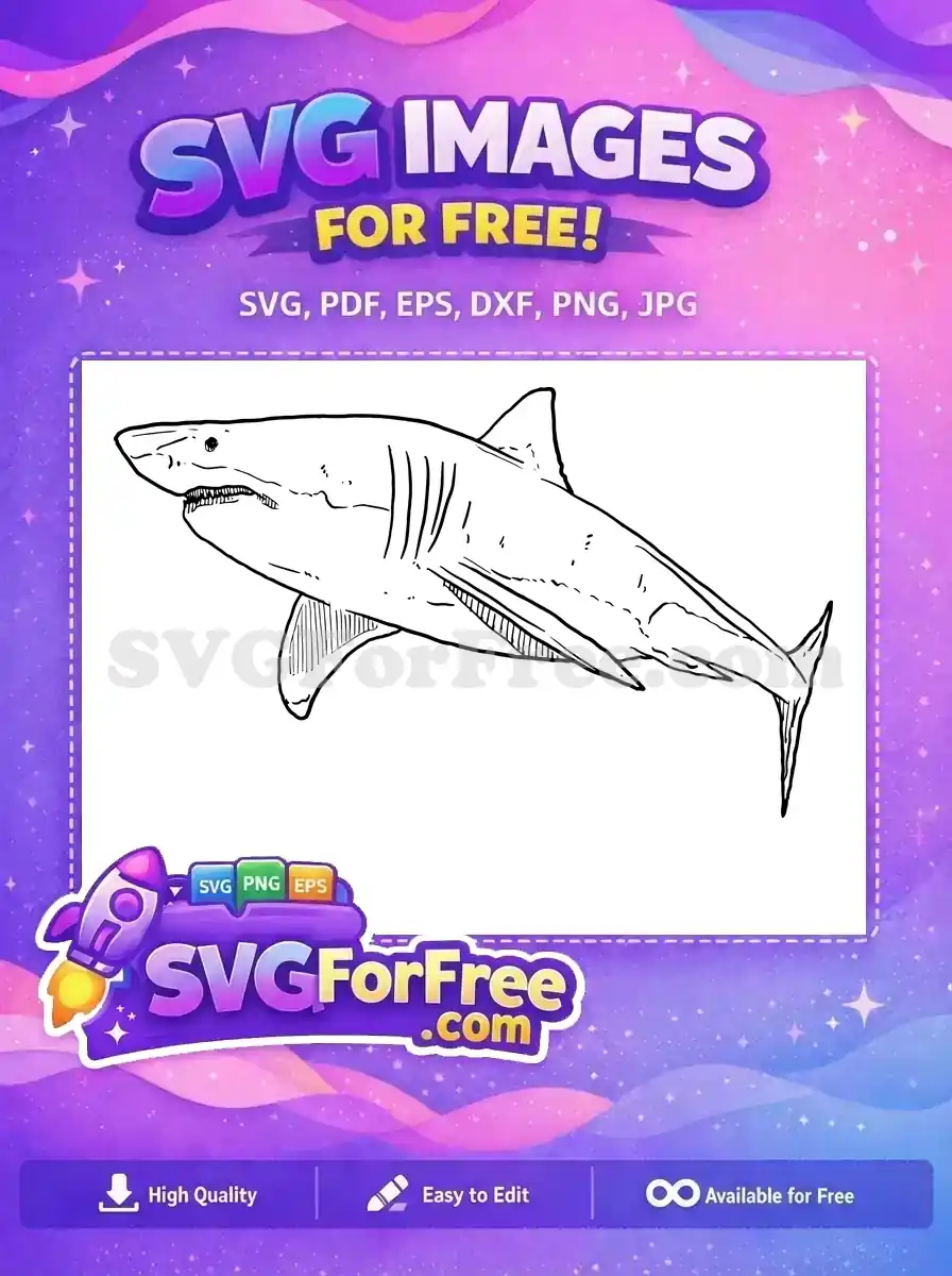 Free Sharp Teeth Free Fin Details Jaws Free SVG