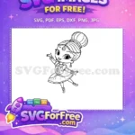 Free Smiling Shine Free Dancing Pose Shimmer and Shine Free SVG - Instant Download