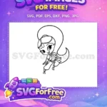 Free Animated Wink Free Shimmer Shine Cartoon Free SVG - Instant Download
