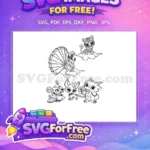 Free Shimmer Shine Pets Free Cute Animals Shimmer and Shine Free SVG - Instant Download