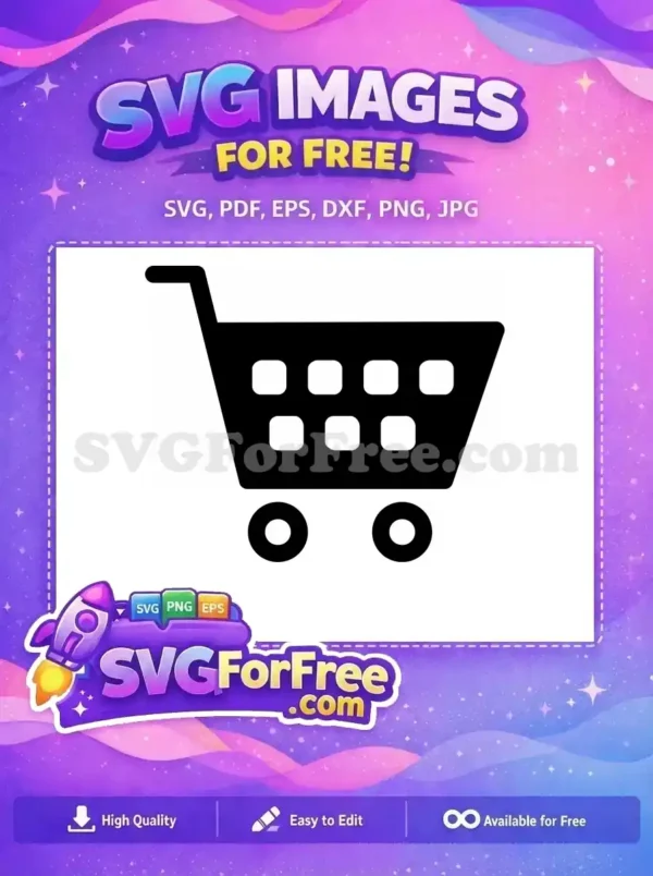 Free Shopping Cart Free Checkout E-commerce Free SVG