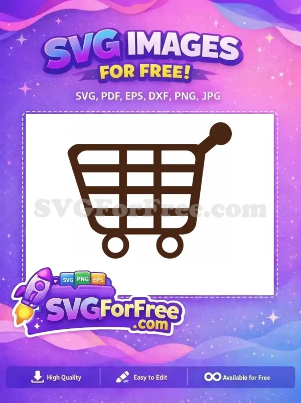 Free Brown Shopping Free Cart Flat Style Free SVG Free Brown Shopping Free Cart Flat Style Free SVG
